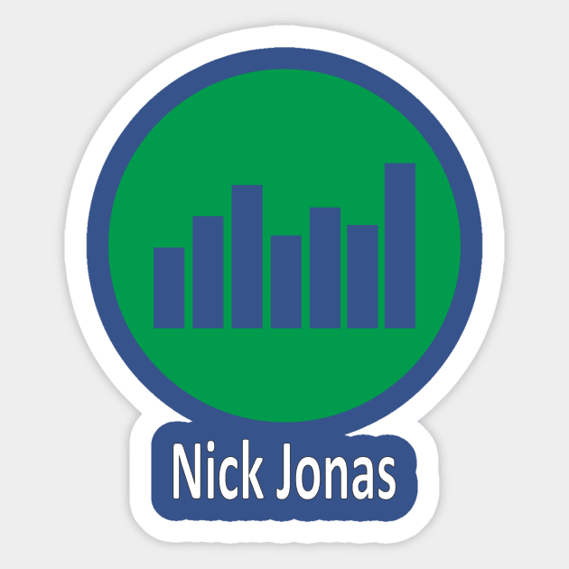 Nick Jonas Sticker by agu13